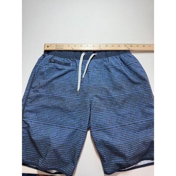 Vuori Banks Shorts Men's Small Blue 9in Inseam Linerless Running Gym - Picture 4 of 5